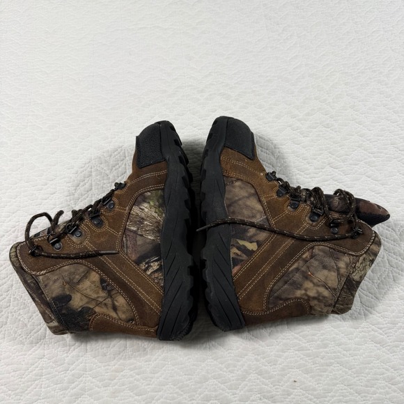 Rocky Kid's 7 Inch Outdoor Camo Brown Waterproof Camo Boots Size US 4M - Picture 5 of 10